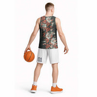Hawaii Tartan With Hibiscus Basketball Jersey Polynesian Pattern Vintage LT9 - Polynesian Pride