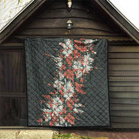 Hawaii Tartan With Hibiscus Quilt Polynesian Pattern Vintage LT9 - Polynesian Pride