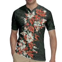 Hawaii Tartan With Hibiscus Rugby Jersey Polynesian Pattern Vintage LT9 - Polynesian Pride