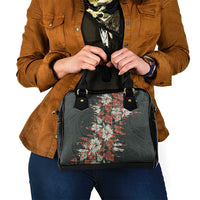 Hawaii Tartan With Hibiscus Shoulder Handbag Polynesian Pattern Vintage LT9 - Polynesian Pride