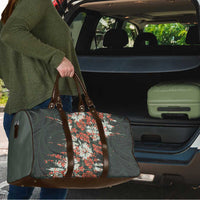 Hawaii Tartan With Hibiscus Travel Bag Polynesian Pattern Vintage LT9 - Polynesian Pride