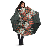 Hawaii Tartan With Hibiscus Umbrella Polynesian Pattern Vintage LT9 - Polynesian Pride