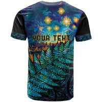 Matariki Te Tau Hou Maori T Shirt New Zealand Silver Fern Night Starry Sky