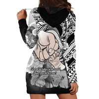 Polynesian Pride Happy Father Day Hoodie Dress I Love You Dad - Polynesian Tribal Black LT9 - Polynesian Pride