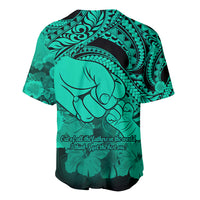 Polynesian Pride Happy Father Day Baseball Jersey I Love You Dad - Polynesian Tribal Green LT9 - Polynesian Pride