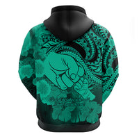 Polynesian Pride Happy Father Day Hoodie I Love You Dad Polynesian Tribal Green LT9 - Polynesian Pride
