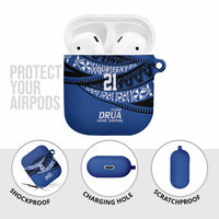 Fiji Rugby Pacific Custom AirPods Case Pasifika Tapa Pattern LT9 - Polynesian Pride