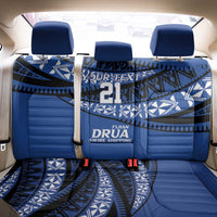Fiji Rugby Pacific Custom Back Car Seat Cover Pasifika Tapa Pattern