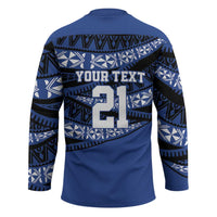 Fiji Rugby Pacific Custom Hockey Jersey Pasifika Tapa Pattern LT9 - Polynesian Pride