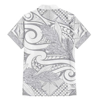 Lotu Tamaiti Samoa Siapo Family Matching Mermaid Dress and Hawaiian Shirt White Sunday With Teuila Torch Ginger