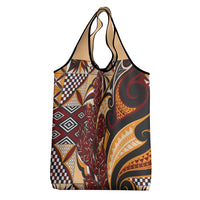 Vintage Samoa Siapo Grocery Bag With Teuila Torch Ginger LT9 - Polynesian Pride