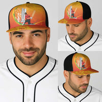 Cricket PNG East Asia-Pacific Baseball Net Cap Papua New Guinea Rise to Power LT9 - Polynesian Pride