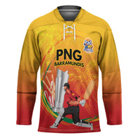 Custom Cricket PNG East Asia-Pacific Hockey Jersey Papua New Guinea Rise to Power - Polynesian Pride
