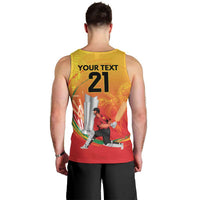 Custom Cricket PNG East Asia-Pacific Men Tank Top Papua New Guinea Rise to Power - Polynesian Pride