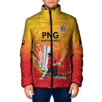 Custom Cricket PNG East Asia-Pacific Padded Jacket Papua New Guinea Rise to Power - Polynesian Pride