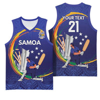 Custom Cricket Samoa East Asia-Pacific Basketball Jersey Samoa Storming the Limits LT9 - Polynesian Pride
