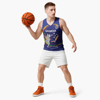 Custom Cricket Samoa East Asia-Pacific Basketball Jersey Samoa Storming the Limits LT9 - Polynesian Pride