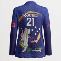 Custom Cricket Samoa East Asia-Pacific Blazer Samoa Storming the Limits - Polynesian Pride
