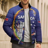 Custom Cricket Samoa East Asia-Pacific Bomber Puffer Jacket Samoa Storming the Limits LT9 - Polynesian Pride