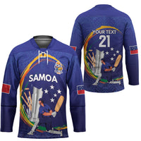 Custom Cricket Samoa East Asia-Pacific Hockey Jersey Samoa Storming the Limits LT9 - Polynesian Pride