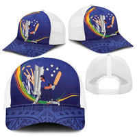 Cricket Samoa East Asia-Pacific Mesh Trucker Cap Samoa Storming the Limits - Polynesian Pride