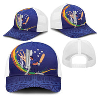 Cricket Samoa East Asia-Pacific Mesh Trucker Cap Samoa Storming the Limits LT9 - Polynesian Pride