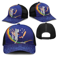 Cricket Samoa East Asia-Pacific Mesh Trucker Cap Samoa Storming the Limits LT9 - Polynesian Pride