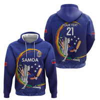 Custom Cricket Samoa East Asia-Pacific Zip Hoodie Samoa Storming the Limits LT9 - Polynesian Pride