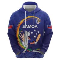Custom Cricket Samoa East Asia-Pacific Zip Hoodie Samoa Storming the Limits LT9 - Polynesian Pride