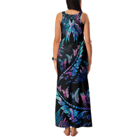 personalised-polynesia-ribbon-butterflies-family-matching-tank-maxi-dress-and-hawaiian-shirt-silver-fern-breast-cancer-with-papua-shell-pattern