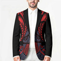Custom New Zealand Blazer Maori Kiwiana Pattern Tukutuku Motif LT9 - Polynesian Pride