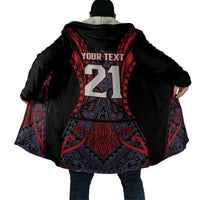 Custom New Zealand Cloak Maori Kiwiana Pattern Tukutuku Motif LT9 - Polynesian Pride