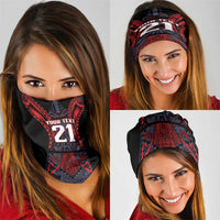 Custom New Zealand Neck Gaiter Maori Kiwiana Pattern Tukutuku Motif LT9 - Polynesian Pride