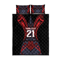 Custom New Zealand Quilt Bed Set Maori Kiwiana Pattern Tukutuku Motif LT9 - Polynesian Pride