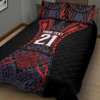 Custom New Zealand Quilt Bed Set Maori Kiwiana Pattern Tukutuku Motif LT9 - Polynesian Pride