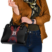 Custom New Zealand Shoulder Handbag Maori Kiwiana Pattern Tukutuku Motif LT9 - Polynesian Pride