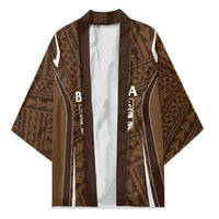 Custom Oceania Football Bula Fiji Kimono Polynesian Tribal Pattern