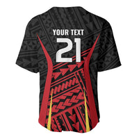 Custom Oceania Football Papua New Guinea Baseball Jersey Polynesian Tribal Pattern LT9 - Polynesian Pride