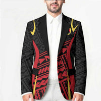Custom Oceania Football Papua New Guinea Blazer Polynesian Tribal Pattern LT9 - Polynesian Pride