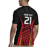 Custom Oceania Football Papua New Guinea Rugby Jersey Polynesian Tribal Pattern LT9 - Polynesian Pride