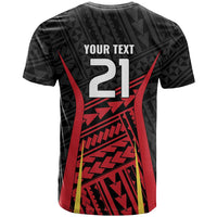 Custom Oceania Football Papua New Guinea T Shirt Polynesian Tribal Pattern LT9 - Polynesian Pride