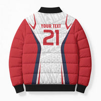 Custom Oceania Football Tahiti Bomber Puffer Jacket Polynesian Tribal Pattern LT9 - Polynesian Pride