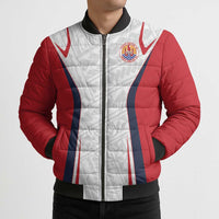 Custom Oceania Football Tahiti Bomber Puffer Jacket Polynesian Tribal Pattern LT9 - Polynesian Pride