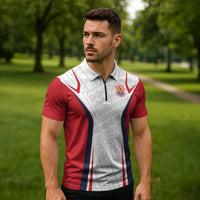 Custom Oceania Football Tahiti Zipper Polo Shirt Polynesian Tribal Pattern LT9 - Polynesian Pride