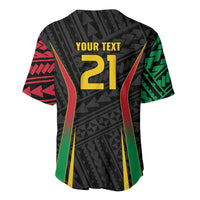 Custom Oceania Football Vanuatu Baseball Jersey Polynesian Tribal Pattern LT9 - Polynesian Pride