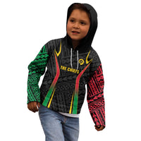 Custom Oceania Football Vanuatu Kid Hoodie Polynesian Tribal Pattern LT9 - Polynesian Pride