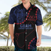 Personalized Guam 80th Anniversary Liberation Day Hawaiian Shirt Guahan Basic Seal LT9 - Polynesian Pride