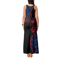 Personalized Guam 80th Anniversary Liberation Day Tank Maxi Dress Guahan Basic Seal LT9 - Polynesian Pride