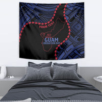 Personalized Guam 80th Anniversary Liberation Day Tapestry Guahan Basic Seal