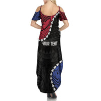 Personalized Guam 80th Anniversary Liberation Day Summer Maxi Dress Tano I Man Chamoru Since 1944 LT9 - Polynesian Pride